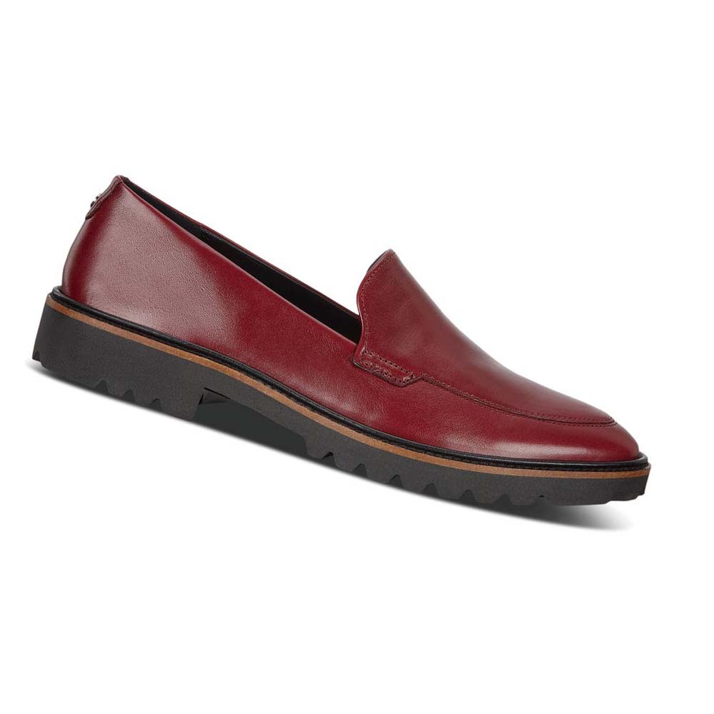 Dámské Loafers Ecco Incise Tailored Vínové | CZ 155FDN